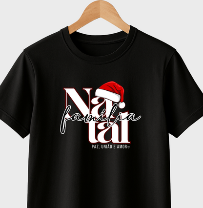 Camiseta Natal Paz, união e amor