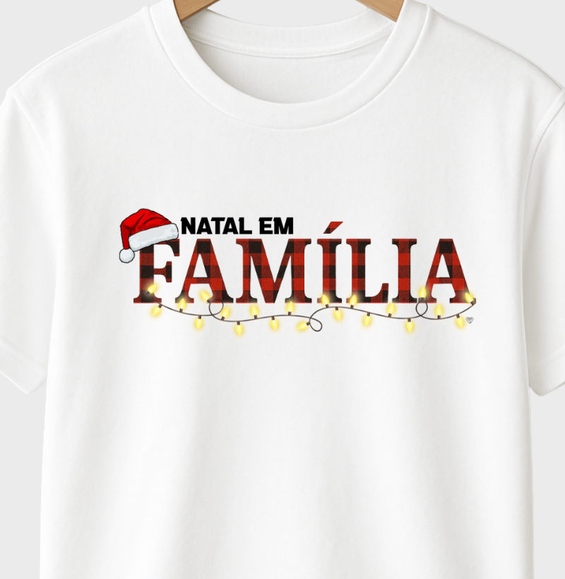 Camiseta Natal em Família