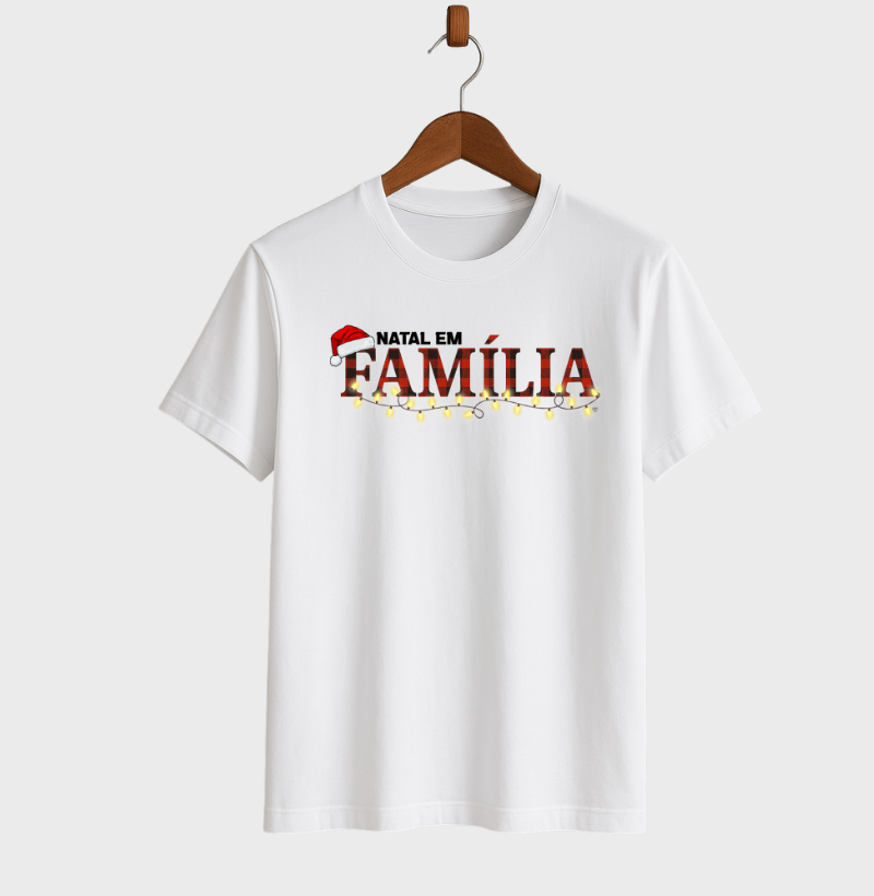 Camiseta Natal em Família