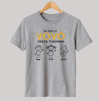 Camiseta Personalizada Eu sou Vovô desta turminha