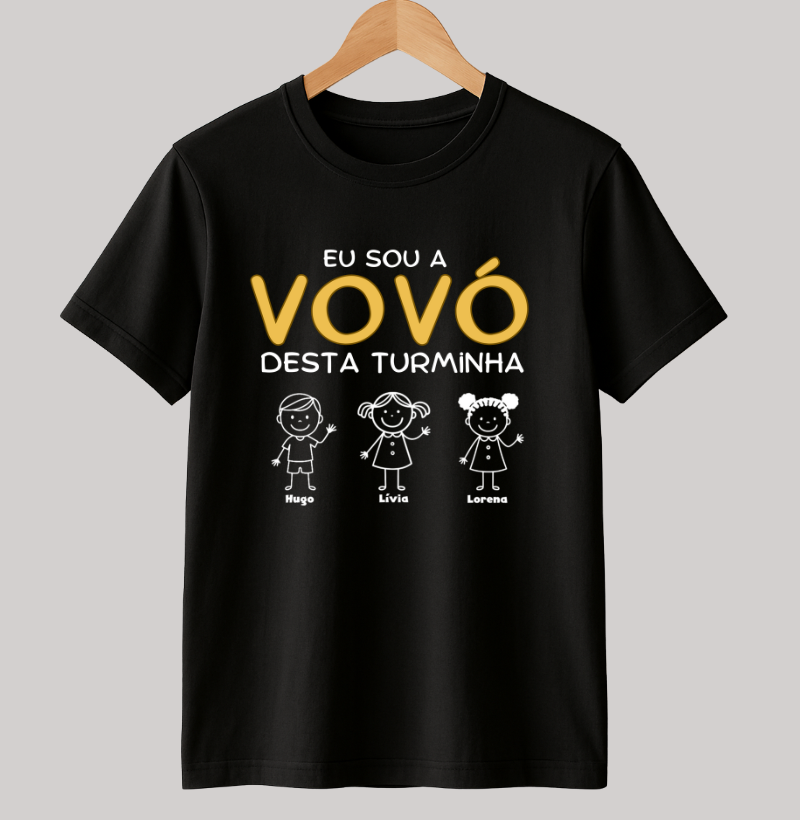 Camiseta Personalizada Eu sou a Vovó desta turminha