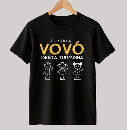 Camiseta Personalizada Eu sou a Vovó desta turminha