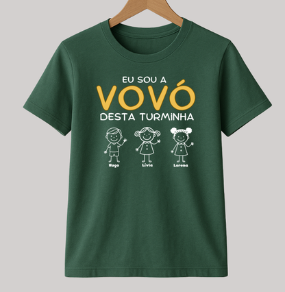Camiseta Personalizada Eu sou a Vovó desta turminha