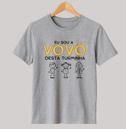 Camiseta Personalizada Eu sou a Vovó desta turminha