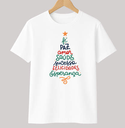 Camiseta Natal Árvore da positividade