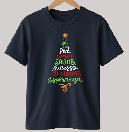 Camiseta Natal Árvore da positividade