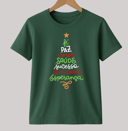 Camiseta Natal Árvore da positividade
