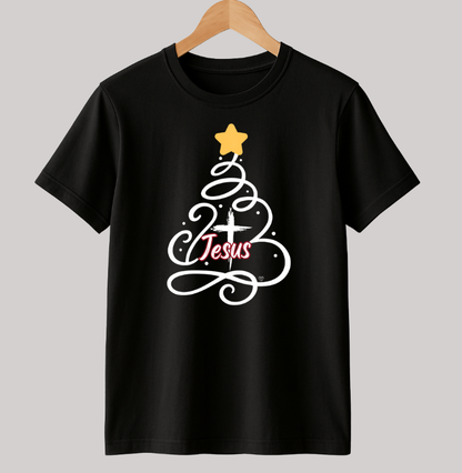 Camiseta Natal Árvore de Jesus