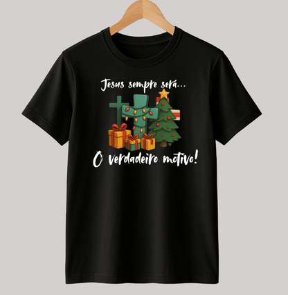 Camiseta Infantil verdadeiro sentido do natal