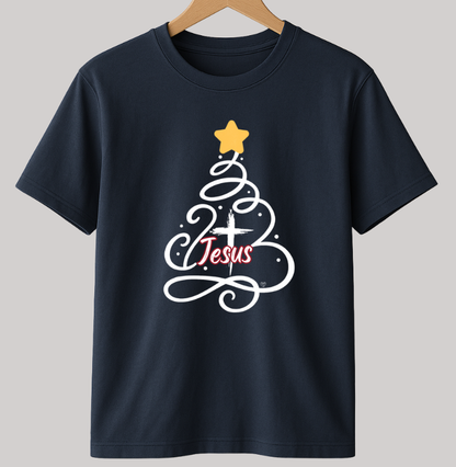 Camiseta Natal Árvore de Jesus