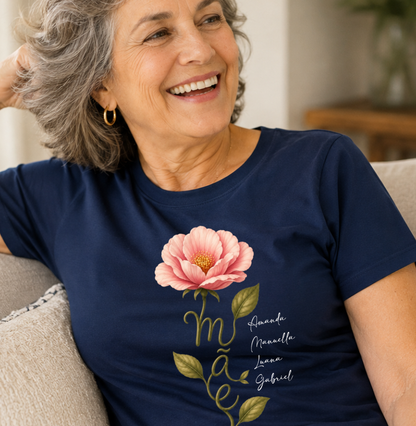 Camiseta Personalizada Flor de amor