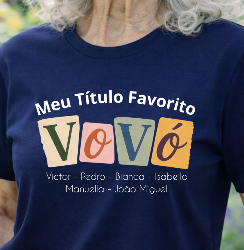 Camiseta Personalizada Meu Título Favorito