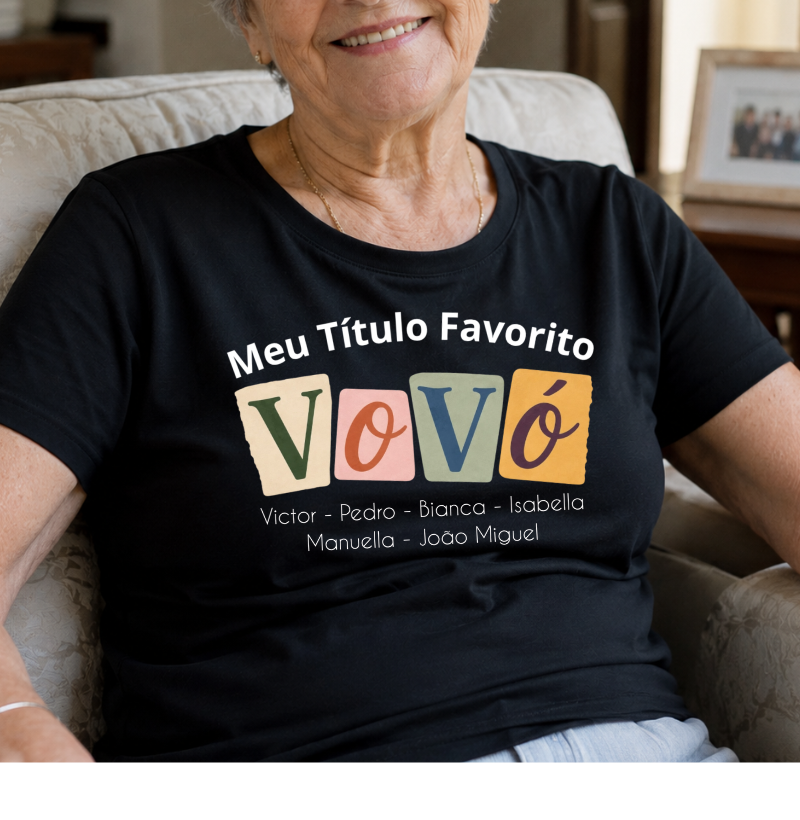 Camiseta Personalizada Meu Título Favorito