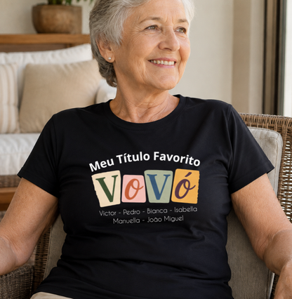 Camiseta Personalizada Meu Título Favorito