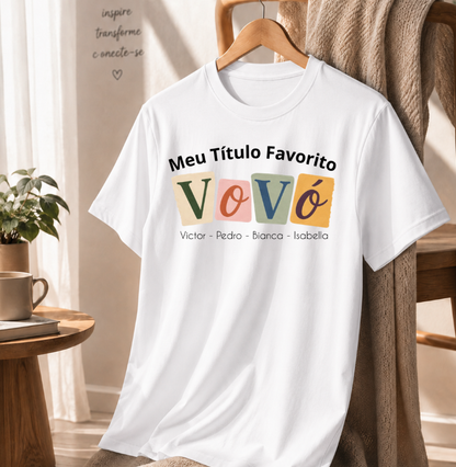 Camiseta Personalizada Meu Título Favorito
