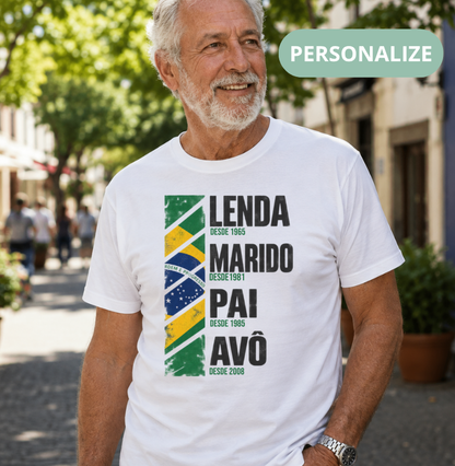 Camiseta Personalizada Vovô Lenda