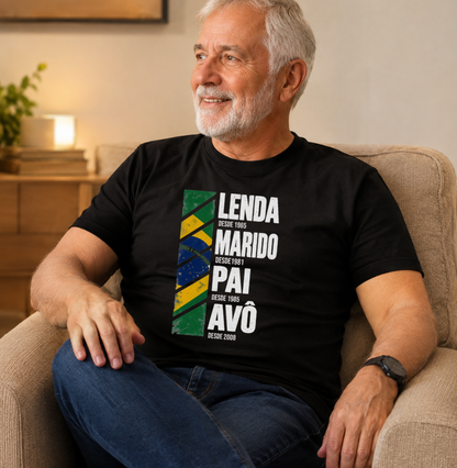 Camiseta Personalizada Vovô Lenda