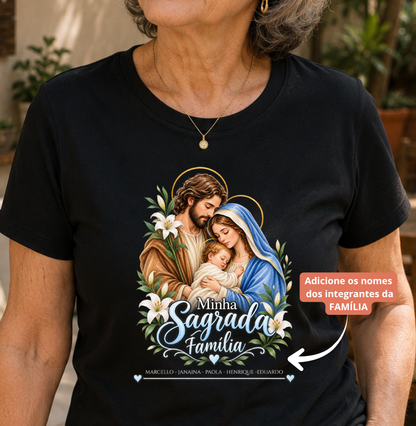 Camiseta Personalizada Minha Sagrada Família
