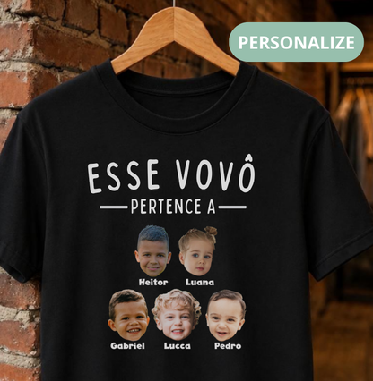Camiseta Personalizada Vovô pertence a
