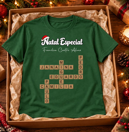 Camiseta Personalizada Natal especial em família