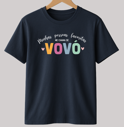 Camiseta minhas pessoas favoritas me chamam de vovó