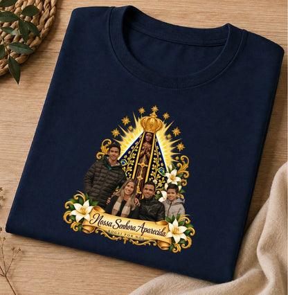 Camiseta Personalizada Nossa Senhora Aparecida com Foto