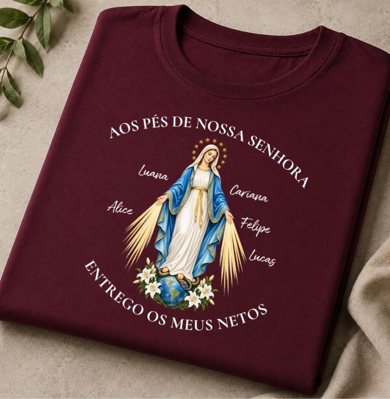 Camiseta Personalizada Nossa Senhora das Graças