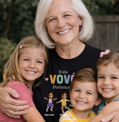 Camiseta Personalizada Divertida Vovó/Vovô pertence à