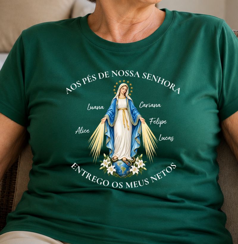 Camiseta Personalizada Nossa Senhora das Graças