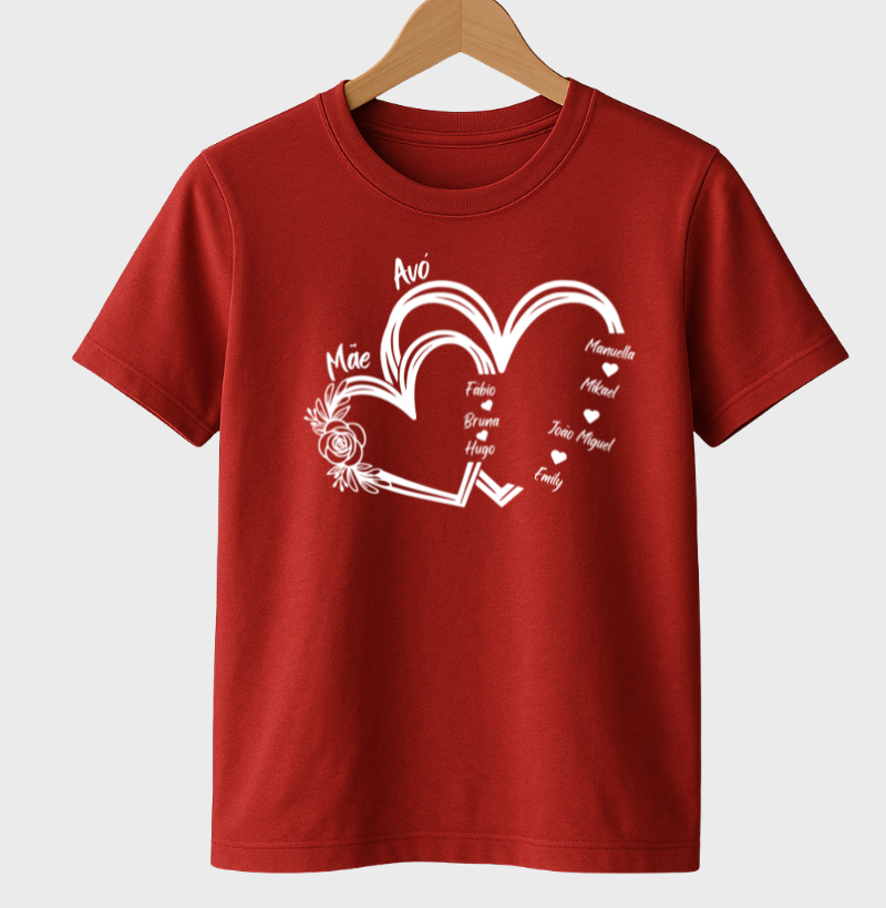 Camiseta Personalizada Mãe e avó