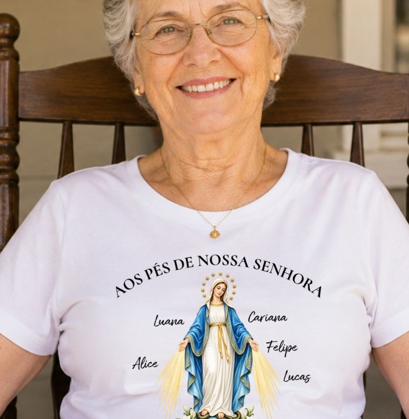 Camiseta Personalizada Nossa Senhora das Graças