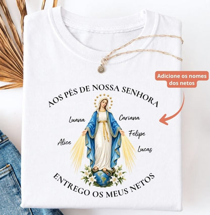 Camiseta Personalizada Nossa Senhora das Graças