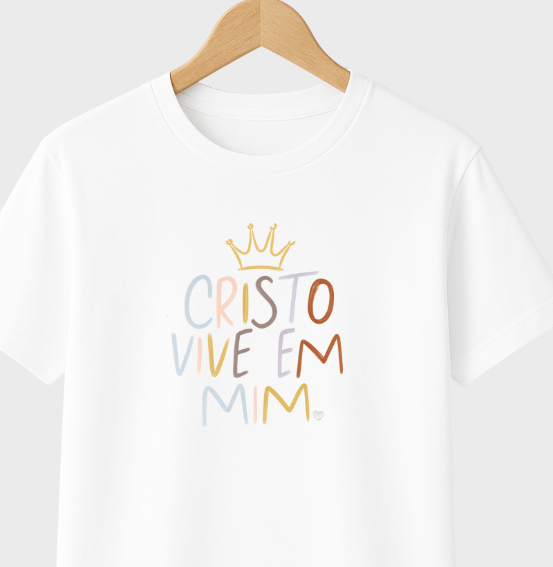 Camiseta Cristo Vive em mim