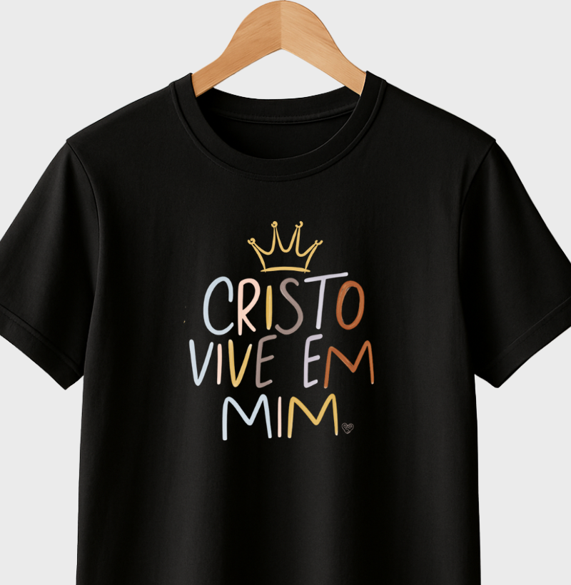 Camiseta Infantil Cristo Vive em mim