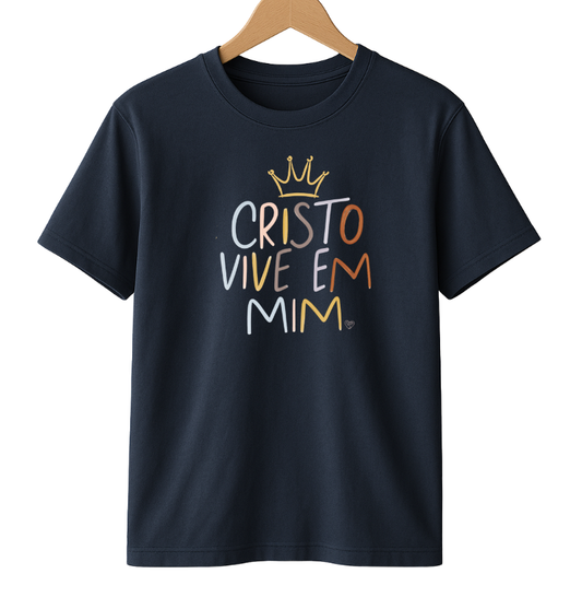 Camiseta Infantil Cristo Vive em mim