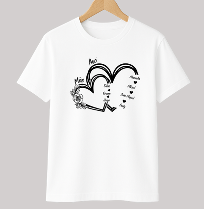 Camiseta Personalizada Mãe e avó