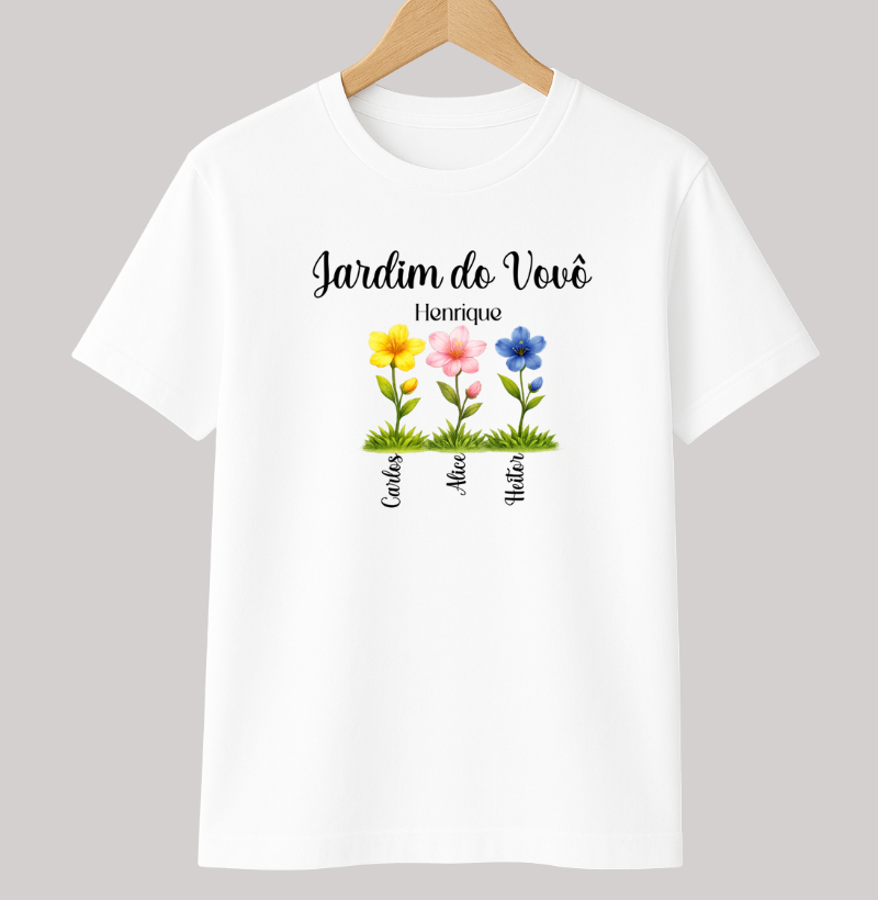 Camiseta Personalizada Jardim do Vovô