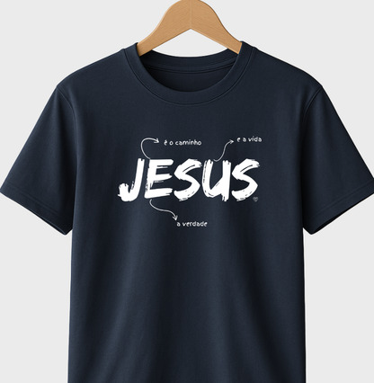 Camiseta Jesus é o caminho, verdade e vida