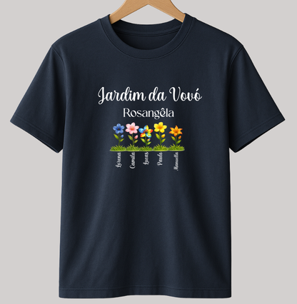 Camiseta Personalizada Jardim da Vovó Cultivando o amor