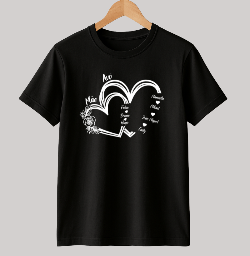 Camiseta Personalizada Mãe e avó