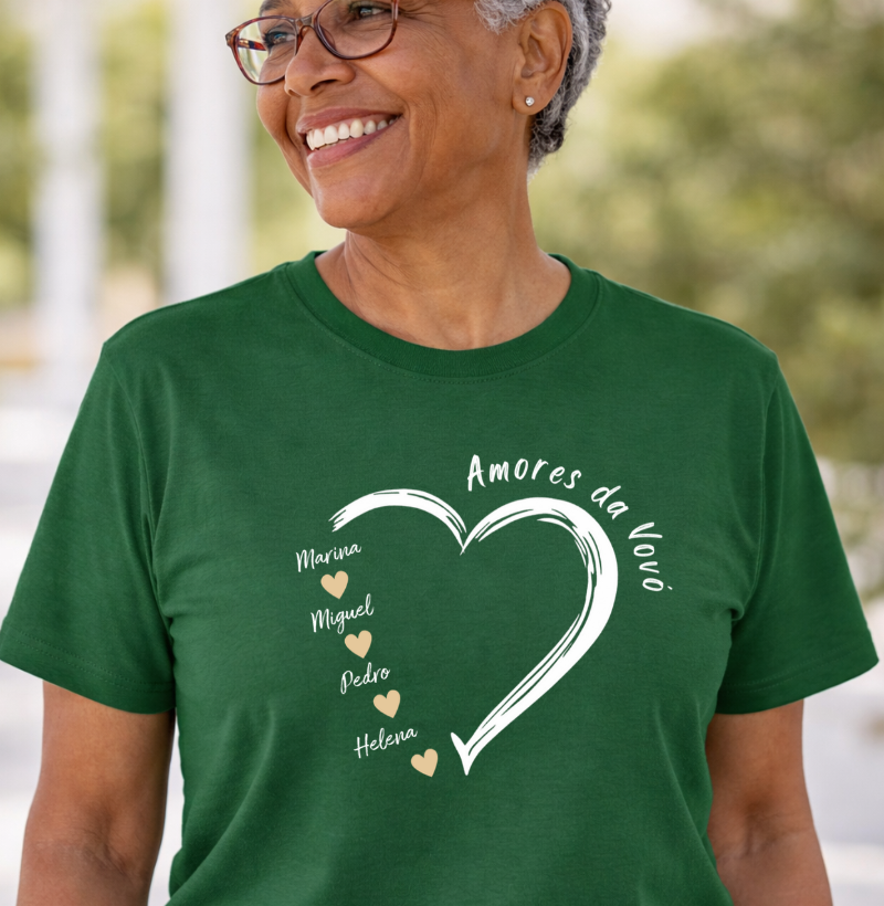 Camiseta Personalizada Amores da Vovó
