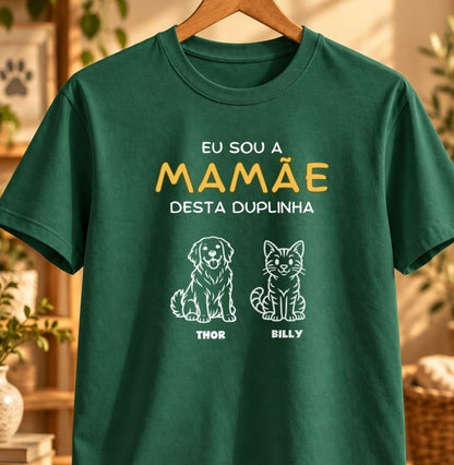 Camiseta Personalizada Mãe Pet Turminha