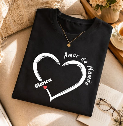 Camiseta Personalizada  Amores da Mamãe
