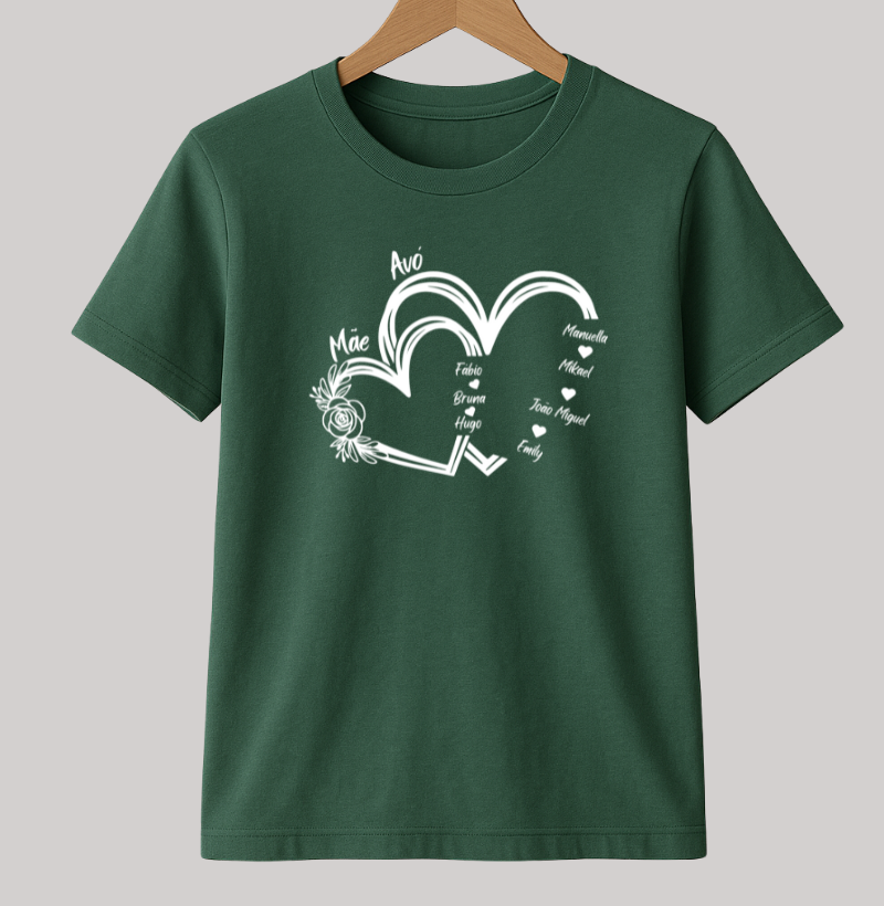Camiseta Personalizada Mãe e avó