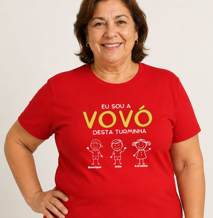 Camiseta Personalizada Eu sou Vovó/ Vovô  Desta turminha