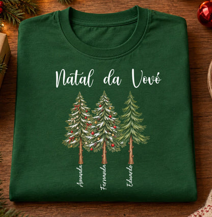 Camiseta Personalizada Natal da Vovó