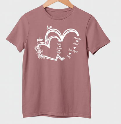 Camiseta Personalizada Mãe e avó