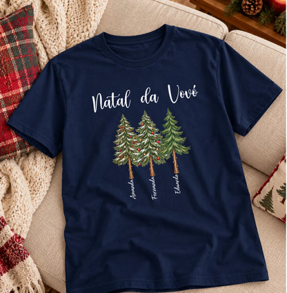 Camiseta Personalizada Natal da Vovó