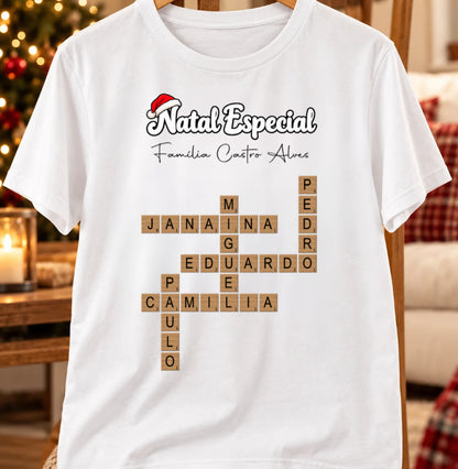Camiseta Personalizada Natal especial em família