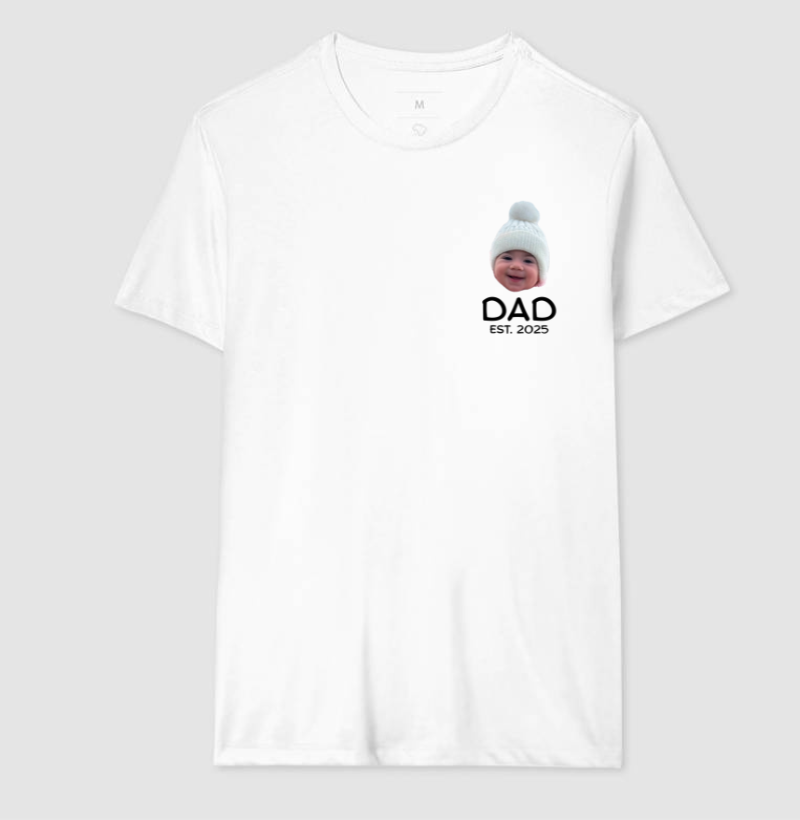 Camiseta Personalizada DAD e ano